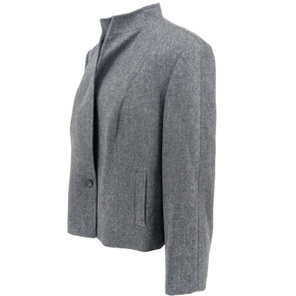 Vintage Pendleton 100% Virgin Wool Blazer Gray Single Button Heritage Classic LG - Picture 13 of 15